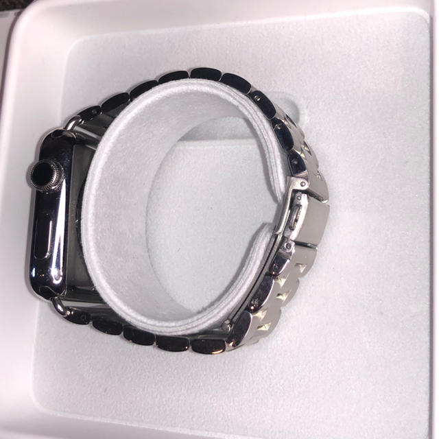 Apple Watch(アップルウォッチ)のApple Watch Series 2 42mm ステンレスモデル スマホ/家電/カメラのスマホ/家電/カメラ その他(その他)の商品写真