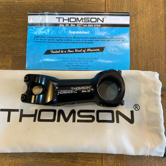 SHIMANO(シマノ)のTHOMSON 100mmステム　新品未使用 スポーツ/アウトドアの自転車(パーツ)の商品写真