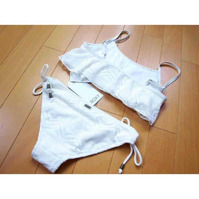 Roxy - ROXY ロキシー 水着 ビキニ レース フリル M 13,200円 白の通販