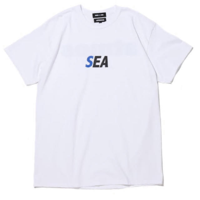 50cm袖丈atmos x WIND AND SEA LOGO TEE WHITE