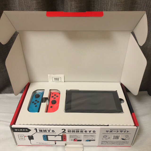 Nintendo Switch 本体 ネオンブルー/ネオンレッド 新モデル Nintendo Switch 本体 ネオンブルー/ネオンレッド 新モデル