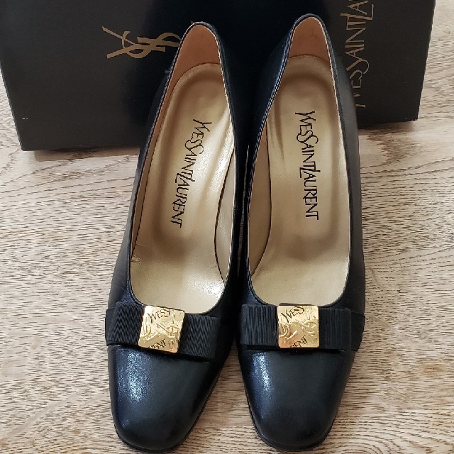 Yves Saint Laurent Beaute - イヴ・サンローラン 35 .1/2 パンプス 黒