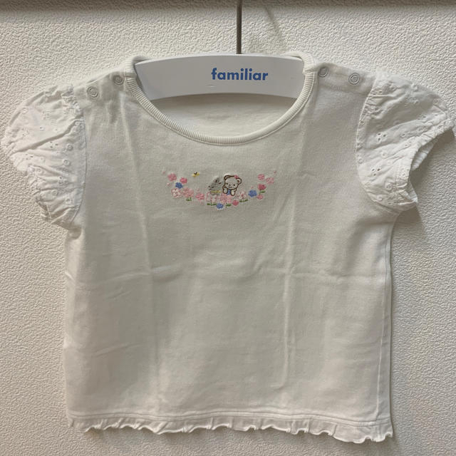 familiar(ファミリア)のfamiliar 100 カットソー・キャミソール キッズ/ベビー/マタニティのキッズ服女の子用(90cm~)(Tシャツ/カットソー)の商品写真