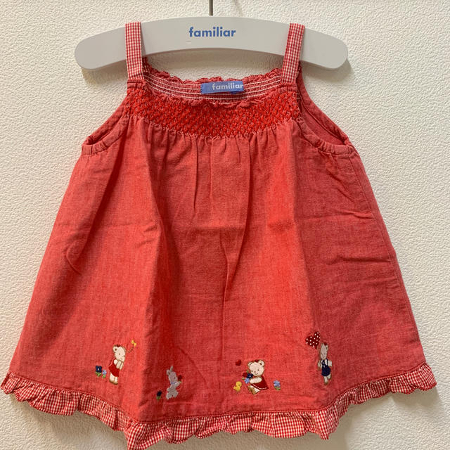 familiar(ファミリア)のfamiliar 100 カットソー・キャミソール キッズ/ベビー/マタニティのキッズ服女の子用(90cm~)(Tシャツ/カットソー)の商品写真