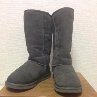 アグ(UGG)のUGG♡グレーロング 本物(ブーツ)