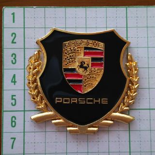 ポルシェ(Porsche)のポルシェ  金属エンブレム(車外アクセサリ)