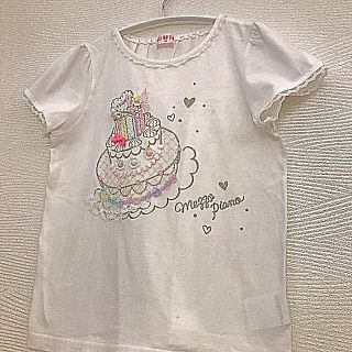 メゾピアノ(mezzo piano)のメゾピアノ女の子Tシャツ　トップス(Tシャツ/カットソー)