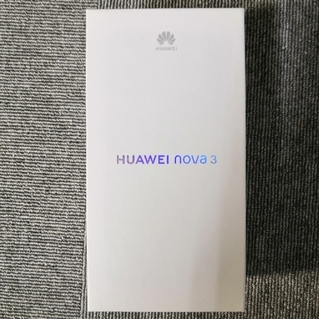 Huawei nova3 アイリスパープル　国内版シムフリースマホ　美品！！ スマホ/家電/カメラのスマートフォン/携帯電話(スマートフォン本体)の商品写真