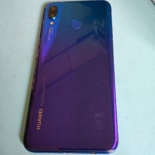 Huawei nova3 アイリスパープル　国内版シムフリースマホ　美品！！(スマートフォン本体)