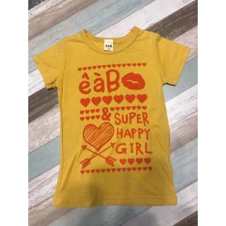 エーアーベー(e.a.B)の120 e.a.B Tシャツ　マスタード色(Tシャツ/カットソー)