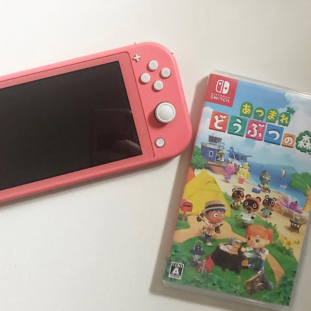 【カテゴリ】 Nintendo Switch - 新品☆Switch lite コーラル あつまれどうぶつの森セットの通販 by rila's