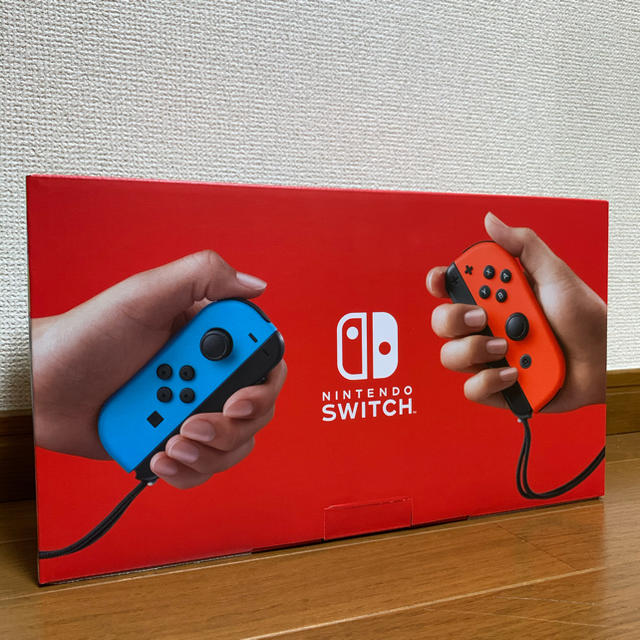 【新品・未使用】Nintendo Switch　ネオンレッド・ブルー　購入証明付