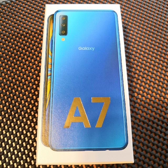 新品 未開封 Galaxy A7 ブルー 64GB 正規激安