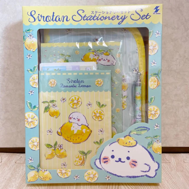 しろたん　ステーショナリーセット エンタメ/ホビーのおもちゃ/ぬいぐるみ(キャラクターグッズ)の商品写真