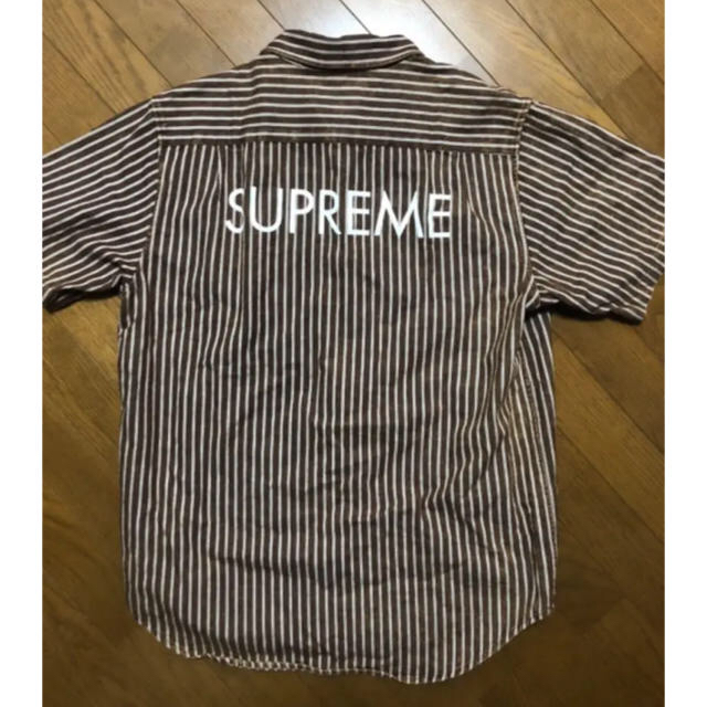 supreme 17ss stripe denim shirt