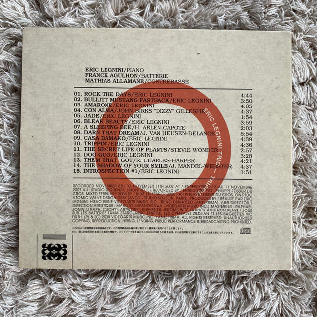 Eric Legnini Trio ‎– Trippin' エンタメ/ホビーのCD(ジャズ)の商品写真