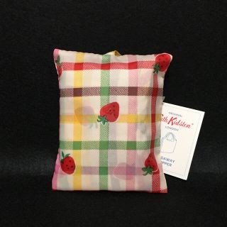 キャスキッドソン(Cath Kidston)のキャスキッドソン　いちご　チェック　エコバッグ(エコバッグ)