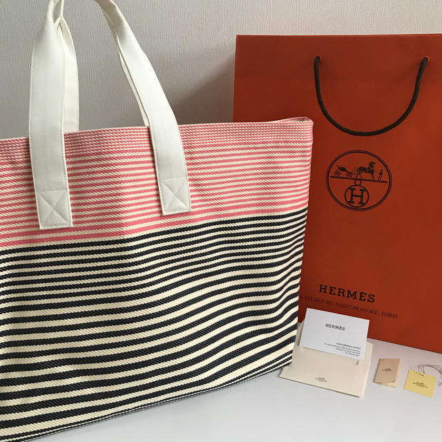 HERMES キャンバスバッグNew Cabayadere リバーシブルバック - トート