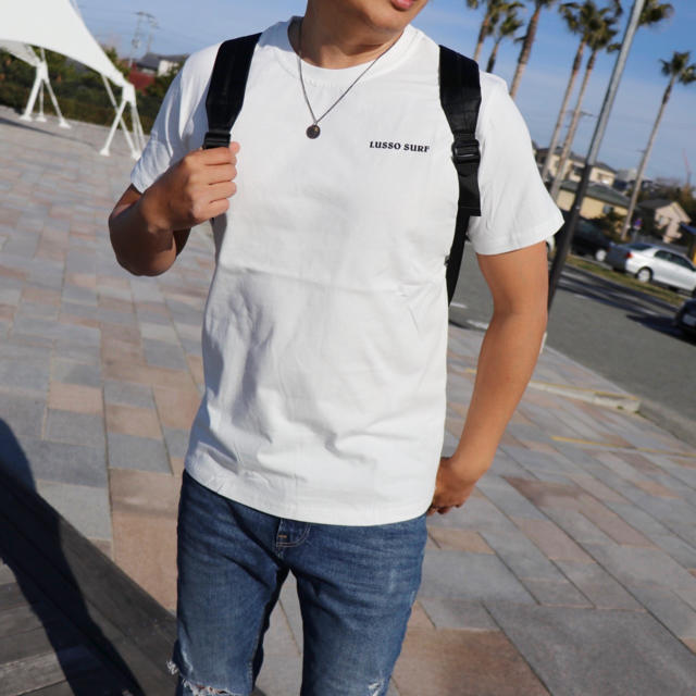 THE NORTH FACE(ザノースフェイス)のカリフォルニア系☆トロピカルTシャツ　Lサイズ　ホワイト　ロンハーマン メンズのトップス(Tシャツ/カットソー(半袖/袖なし))の商品写真