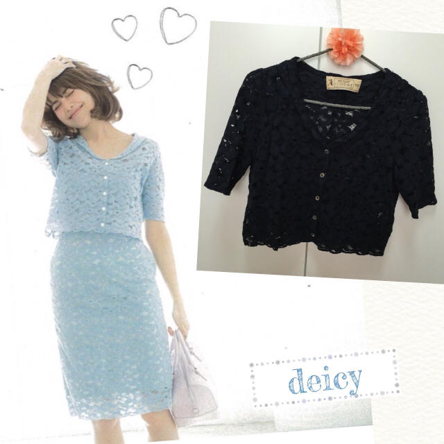 deicy(デイシー)のdeicy レースセーラーブラウス レディースのトップス(シャツ/ブラウス(半袖/袖なし))の商品写真