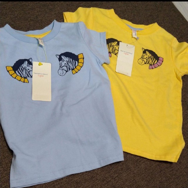 LAGOM(ラーゴム)の新品タグ付き☆SM2ラーゴム しまうまプリントTシャツ おそろ ２枚セット キッズ/ベビー/マタニティのキッズ服男の子用(90cm~)(Tシャツ/カットソー)の商品写真