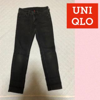 ユニクロ(UNIQLO)のユニクロ　黒スキニーパンツ(スキニーパンツ)