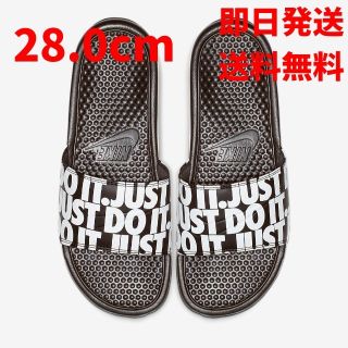 ナイキ(NIKE)の【新品未使用】Nike サンダル ベナッシ JDI プリント ブラック/ホワイト(サンダル)