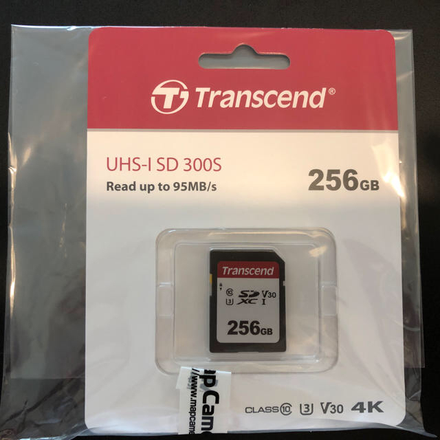 【新品】トランセンド SDXCカード 256GB UHS-I U3 V30
