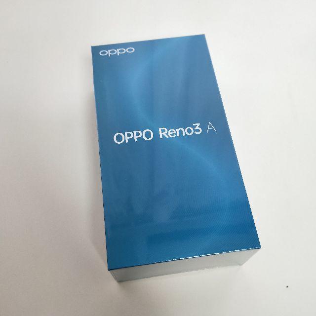 新品未使用 OPPO Reno3 A 128GB ブラック UQ版 SIMフリー