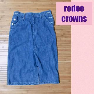 ロデオクラウンズ(RODEO CROWNS)のロデオクラウンズ　デニムタイトスカート (ひざ丈スカート)