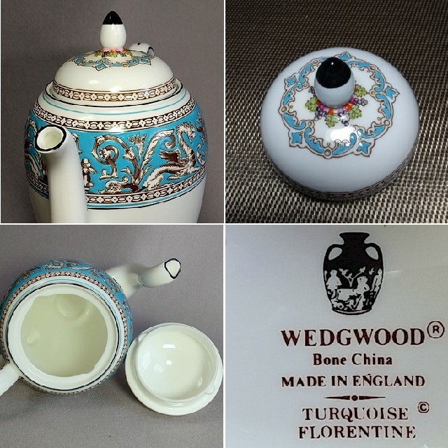 WEDGWOOD - ウェッジウッド フロレンティーン ターコイズ コ－ヒ