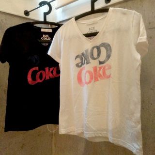 セシルマクビー(CECIL McBEE)の値下★セシルマクビーCECIL McBEE★VネックTシャツ★2点セット★白&黒(Tシャツ(半袖/袖なし))