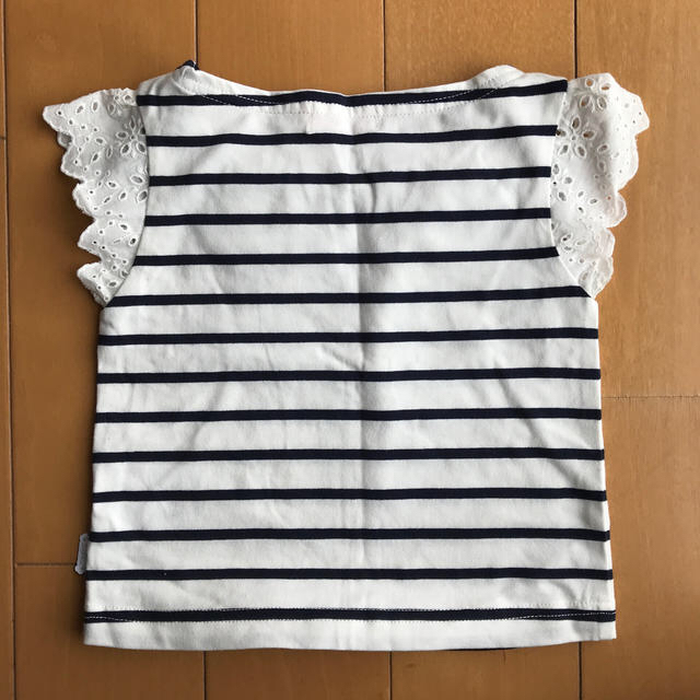 mezzo piano(メゾピアノ)のメゾピアノ　mezzo piano  Tシャツ　新品　未使用　90センチ キッズ/ベビー/マタニティのキッズ服女の子用(90cm~)(Tシャツ/カットソー)の商品写真