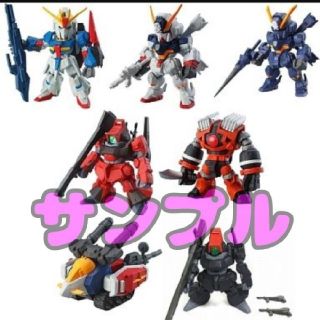バンダイ(BANDAI)の 【同梱】FW GUNDAM CONVERGE11＆ティターンズカラー3体セット(模型/プラモデル)