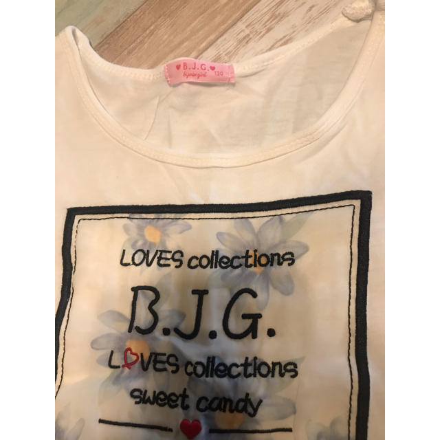 130 B.J.G Tシャツ　カットソー キッズ/ベビー/マタニティのキッズ服女の子用(90cm~)(Tシャツ/カットソー)の商品写真