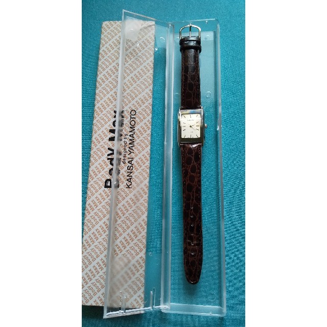 Kansai Yamamoto(カンサイヤマモト)の山本寛斎　BODY MAX 腕時計　電池新品交換済　ケース付 メンズの時計(腕時計(アナログ))の商品写真