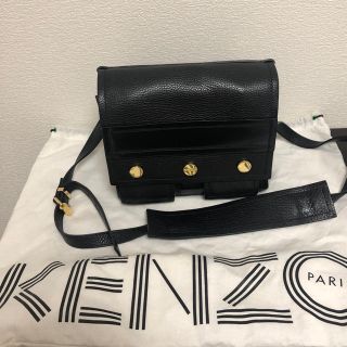 ケンゾー(KENZO)のKENZO ショルダーバック　ブラック(ショルダーバッグ)