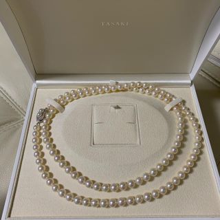 タサキ(TASAKI)の14k 田崎ロング　真珠ネックレス(ネックレス)