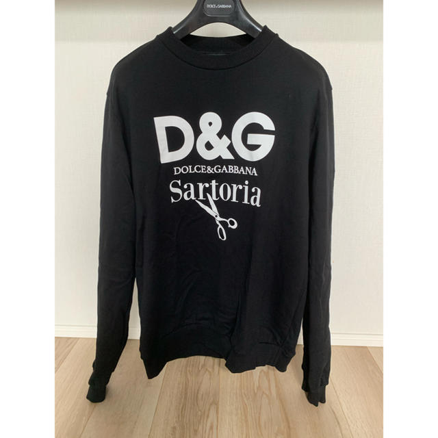 DOLCE&GABBANA(ドルチェアンドガッバーナ)のドルチェ&ガッバーナ ロゴスウェットシャツ 1回使用 美品 サイズ52 メンズのトップス(スウェット)の商品写真