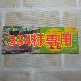 「334様専用」伊豆シャボテン公園 株主優待券  全日1名分(遊園地/テーマパーク)