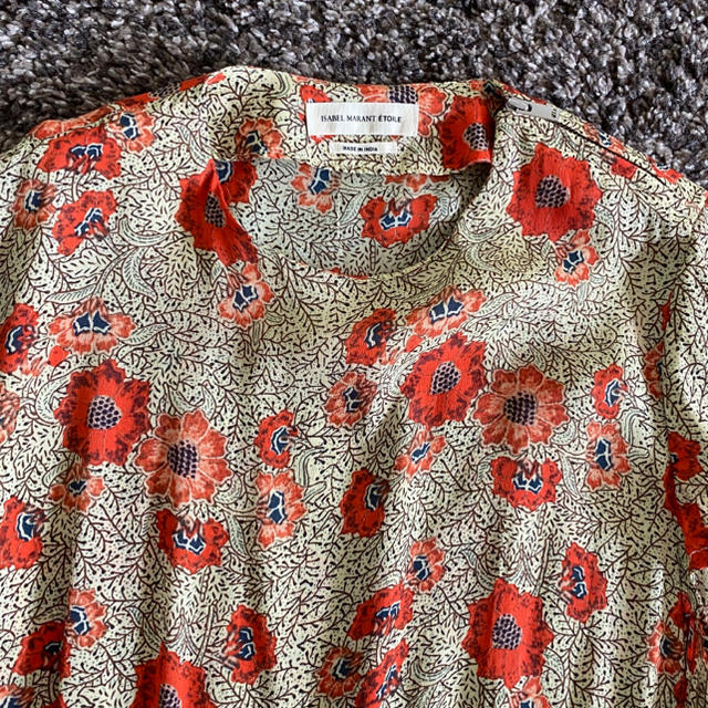 Isabel Marant(イザベルマラン)の美品✳︎イザベルマランエトワール　シルクシフォン　花柄ワンピース✳︎ レディースのワンピース(ひざ丈ワンピース)の商品写真