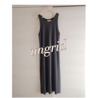 アングリッド(Ungrid)の【♡あや♡様専用】ungrid スリットマキシワンピース(ロングワンピース/マキシワンピース)