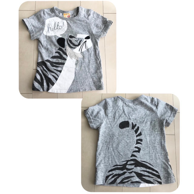 Bit'z(ビッツ)のBit’z ビッツ ■ トラ柄　Tシャツ　90 キッズ/ベビー/マタニティのキッズ服男の子用(90cm~)(Tシャツ/カットソー)の商品写真