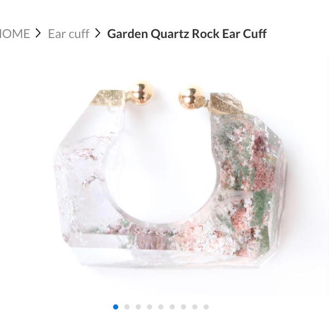 monaka jewellery ガーデンクォーツ Rock Ear Cuffイロンデール