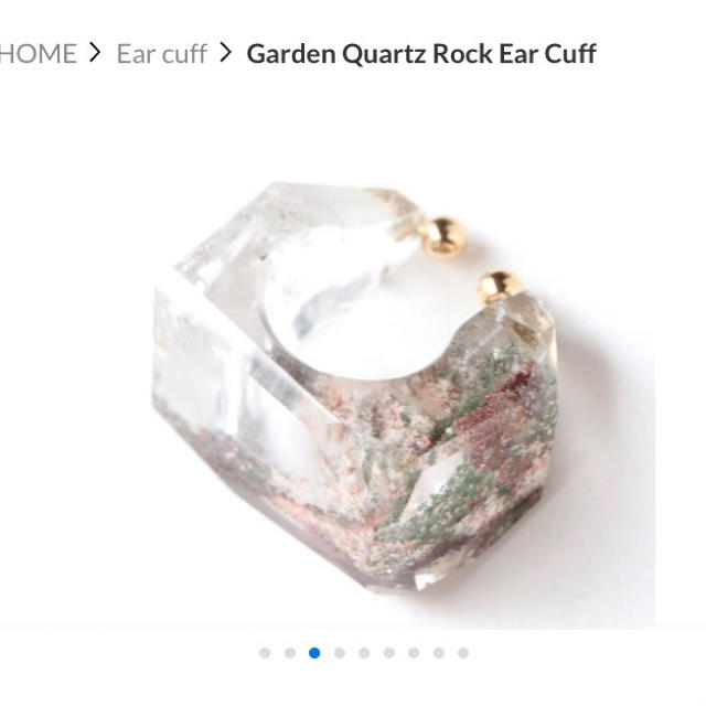 monaka jewellery ガーデンクォーツ Rock Ear Cuffイロンデール