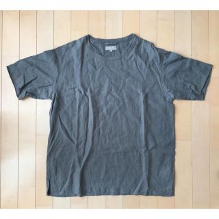 新品未使用　マーガレットハウエル　半袖　麻　リネン　グレー　Ｔシャツ　S