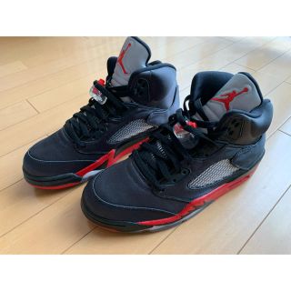 ナイキ(NIKE)のAJ5 Retro Satin Bred 27.5cm(スニーカー)