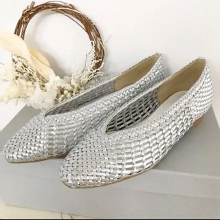 オデットエオディール(Odette e Odile)のOdette e Odile＊新品 メッシュフラットパンプス 21.5cm(ハイヒール/パンプス)