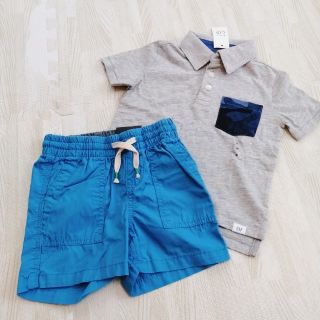 ギャップ(GAP)の新品GAP　上下セット　80(シャツ/カットソー)