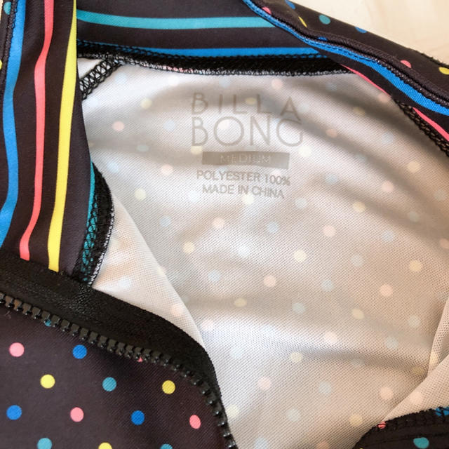 billabong(ビラボン)のビラボン　ラッシュガード　Mサイズ　ブラック　 レディースの水着/浴衣(水着)の商品写真